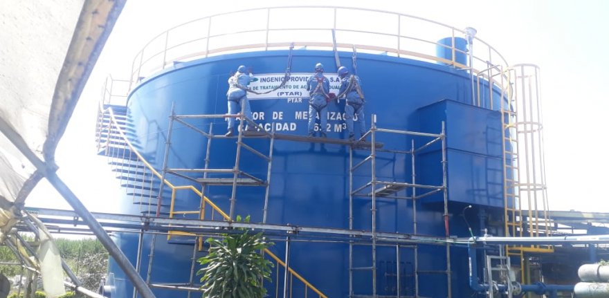 PINTURA INDUSTRIAL DE TANQUES SERVINDUSTRIALES DEL VALLE